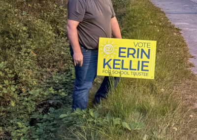 My biggest supporter my husband Ryan Bell