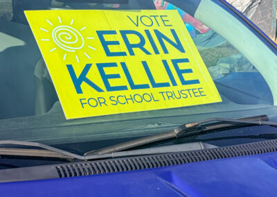 Ready for campaigning - Erin Kellie for SD46 School Trustee