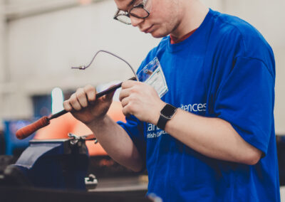 Sunshine Coast Competitor Madox Bell at BC Provincial Skilled Trades Competition Canada 2026